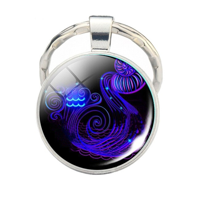 Aquarius Spirit Keychain