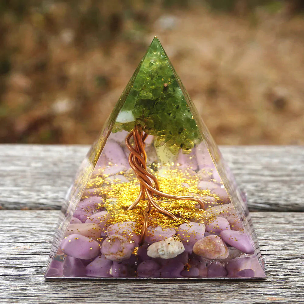 Orgone Abundance Pyramid